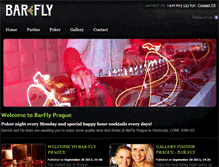 Tablet Screenshot of barflyprague.com